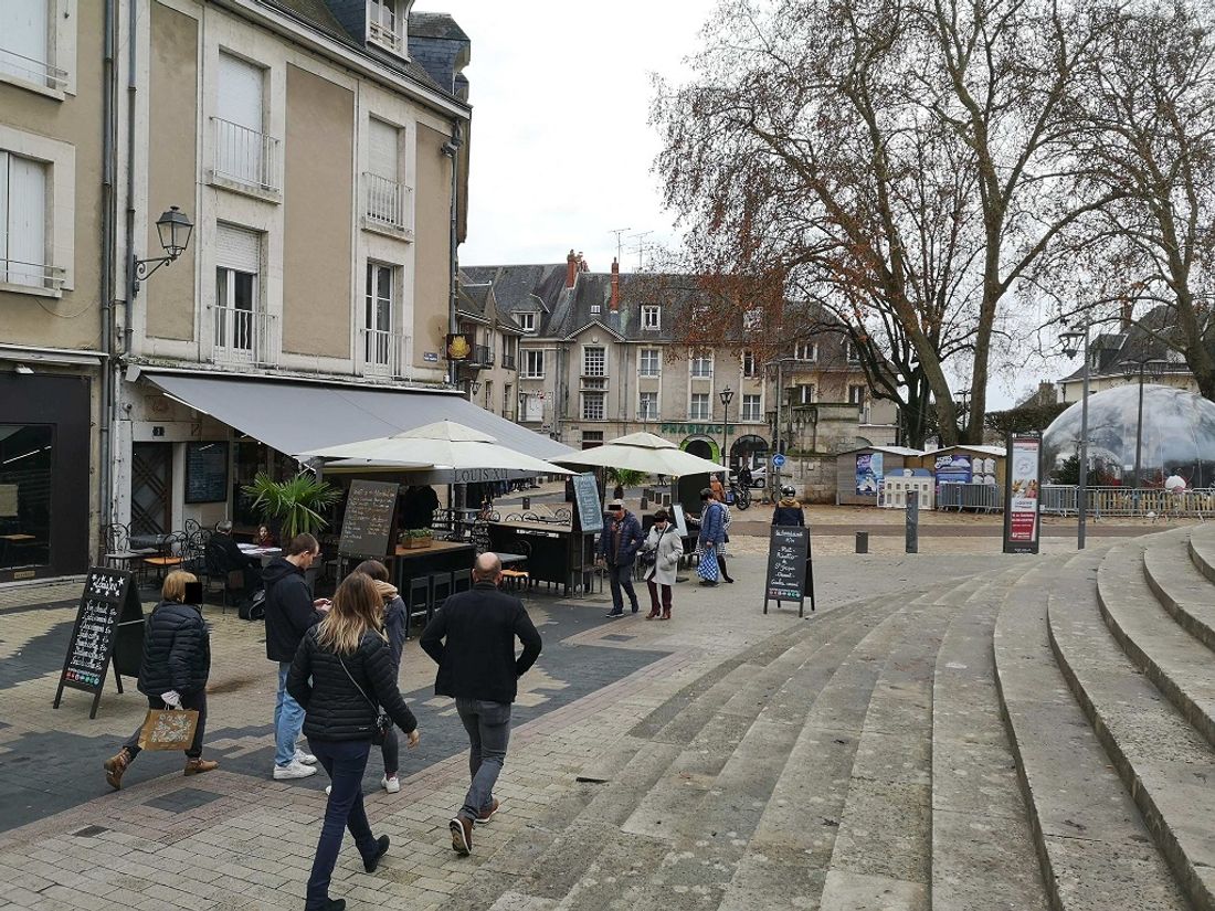 A Blois, la place Louis-XII